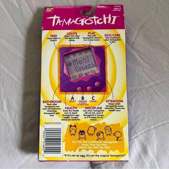 1996-1997 Tamagotchi #1800 - Picture 3 of 6